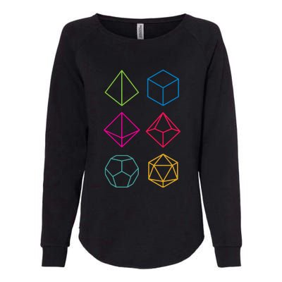 Roll Dungeons & Dragons Line Art Series Womens California Wash Sweatshirt