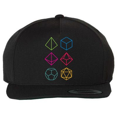 Roll Dungeons & Dragons Line Art Series Wool Snapback Cap