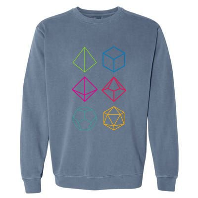 Roll Dungeons & Dragons Line Art Series Garment-Dyed Sweatshirt