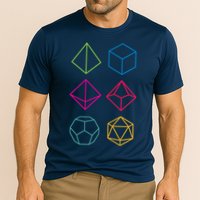 Roll Dungeons & Dragons Line Art Series Performance Shirt