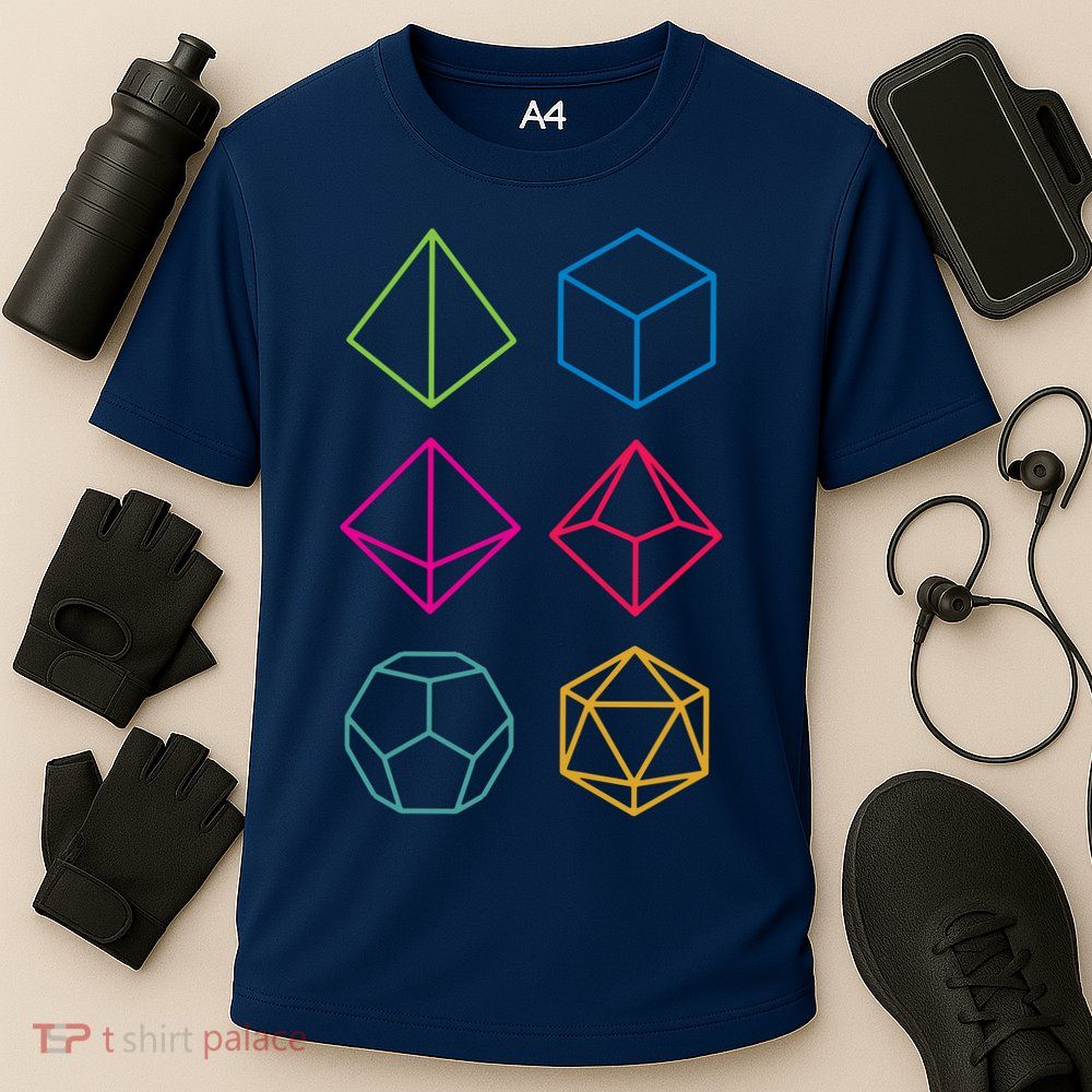 Roll Dungeons & Dragons Line Art Series Performance Shirt