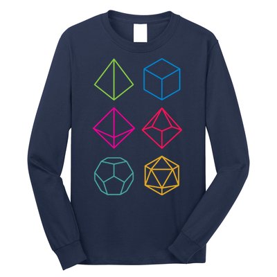 Roll Dungeons & Dragons Line Art Series Long Sleeve Shirt