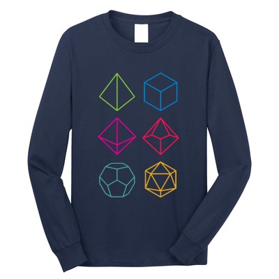 Roll Dungeons & Dragons Line Art Series Long Sleeve Shirt