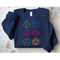 Roll Dungeons & Dragons Line Art Series Sweatshirt