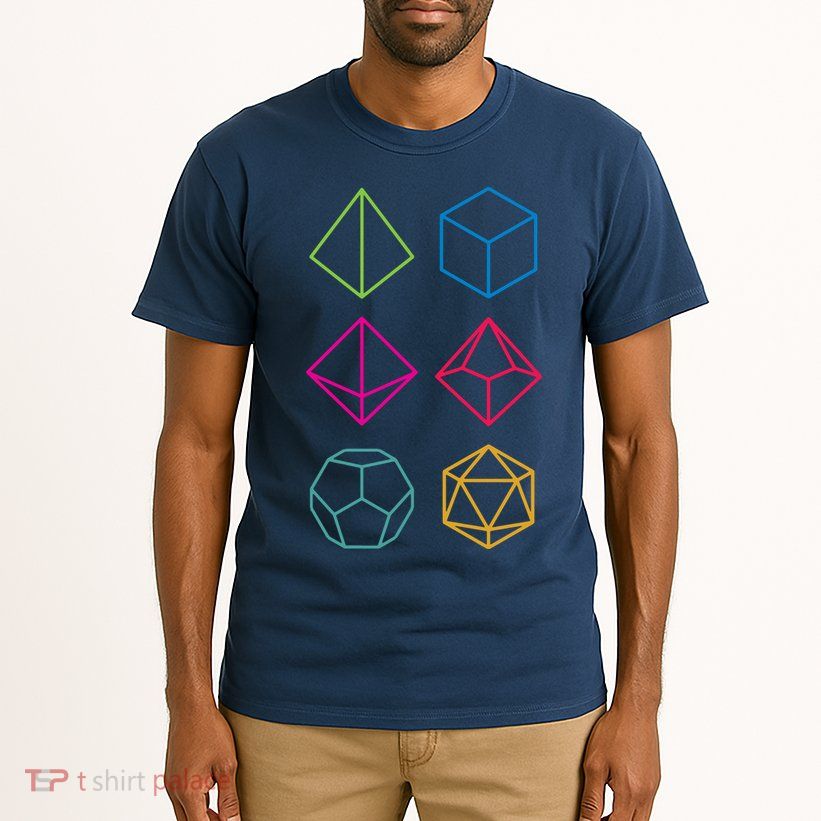 Roll Dungeons & Dragons Line Art Series Tall T-Shirt