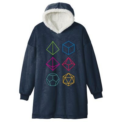 Roll Dungeons & Dragons Line Art Series Hooded Wearable Blanket