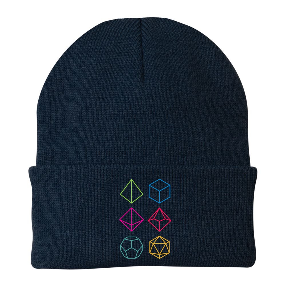 Roll Dungeons & Dragons Line Art Series Beanie