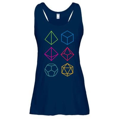 Roll Dungeons & Dragons Line Art Series Ladies Essential Flowy Tank