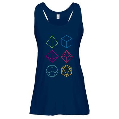 Roll Dungeons & Dragons Line Art Series Ladies Essential Flowy Tank