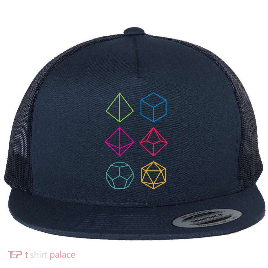 Roll Dungeons & Dragons Line Art Series Flatbill Hat