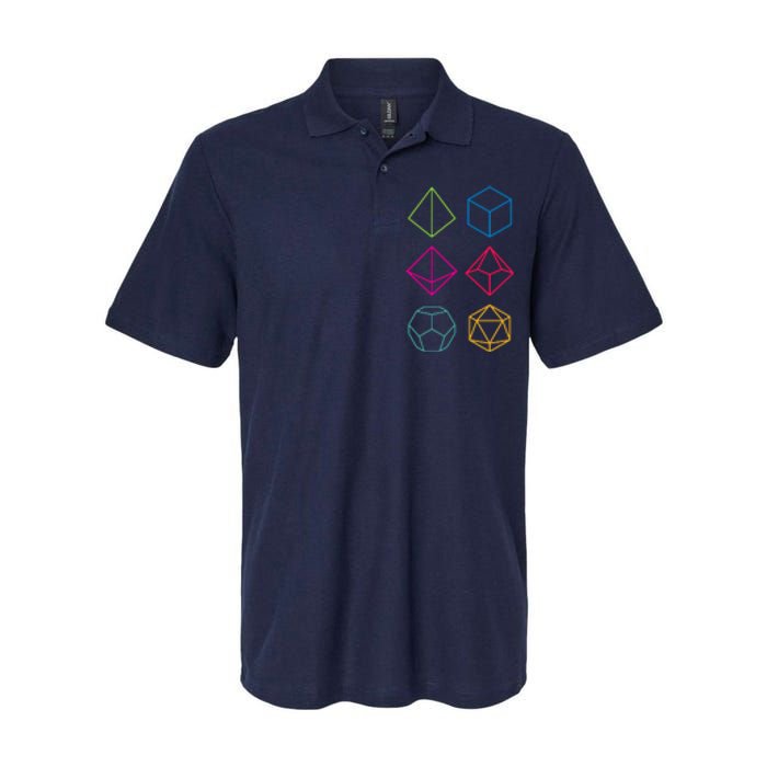 Roll Dungeons & Dragons Line Art Series Softstyle Adult Sport Polo