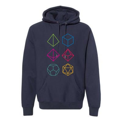 Roll Dungeons & Dragons Line Art Series Premium Hoodie