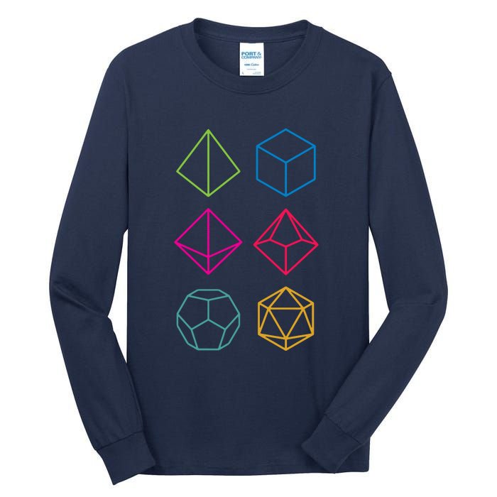 Roll Dungeons & Dragons Line Art Series Tall Long Sleeve T-Shirt