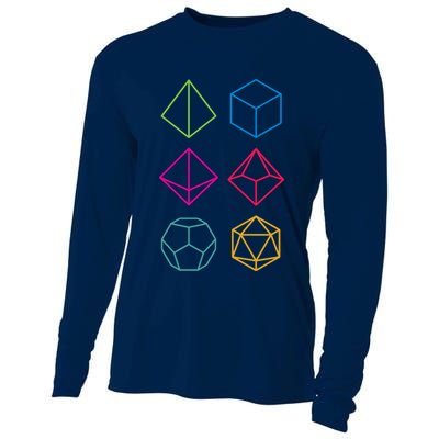 Roll Dungeons & Dragons Line Art Series Cooling Performance Long Sleeve Crew