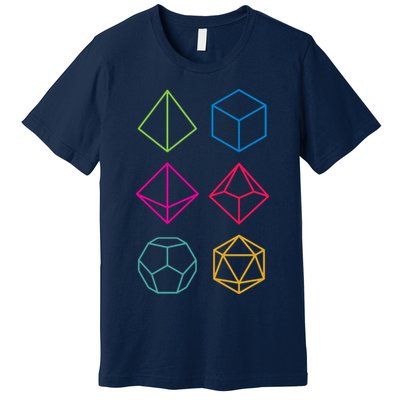 Roll Dungeons & Dragons Line Art Series Premium T-Shirt