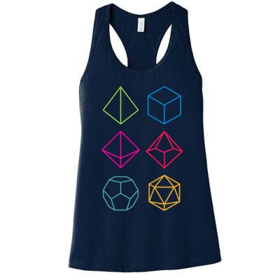 Roll Dungeons & Dragons Line Art Series Womens Tank Top