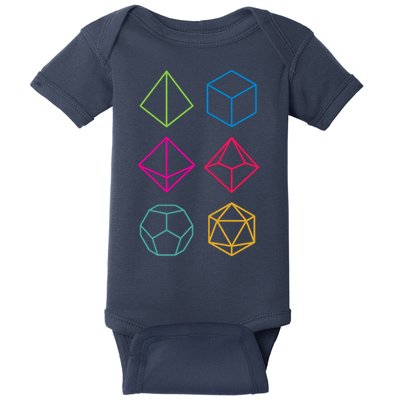 Roll Dungeons & Dragons Line Art Series Baby Bodysuit