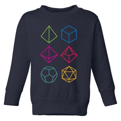 Roll Dungeons & Dragons Line Art Series Toddler Sweatshirt