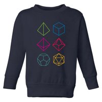 Roll Dungeons & Dragons Line Art Series Toddler Sweatshirt