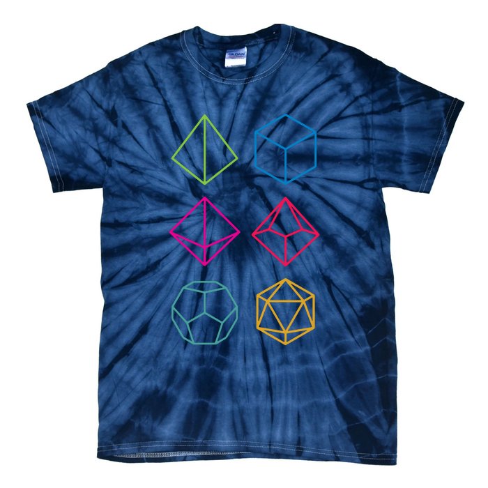 Roll Dungeons & Dragons Line Art Series Tie-Dye T-Shirt