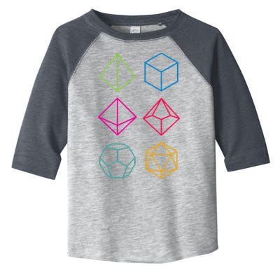 Roll Dungeons & Dragons Line Art Series Toddler Fine Jersey T-Shirt