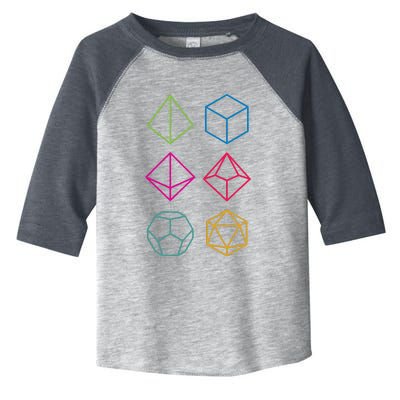 Roll Dungeons & Dragons Line Art Series Toddler Fine Jersey T-Shirt