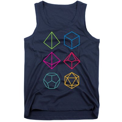 Roll Dungeons & Dragons Line Art Series Tank Top