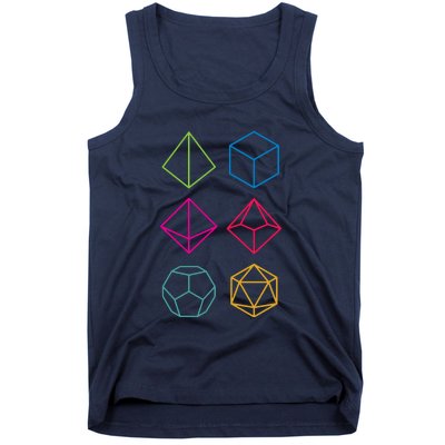 Roll Dungeons & Dragons Line Art Series Tank Top