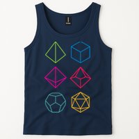 Roll Dungeons & Dragons Line Art Series Tank Top