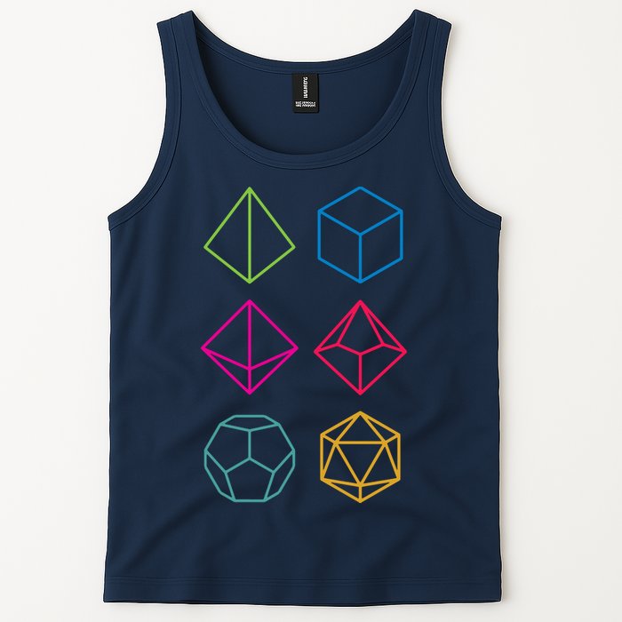 Roll Dungeons & Dragons Line Art Series Tank Top