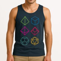 Roll Dungeons & Dragons Line Art Series Tank Top