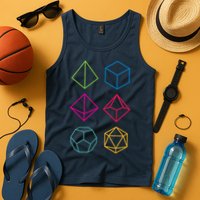 Roll Dungeons & Dragons Line Art Series Tank Top