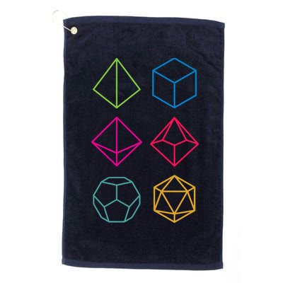 Roll Dungeons & Dragons Line Art Series Golf Towel