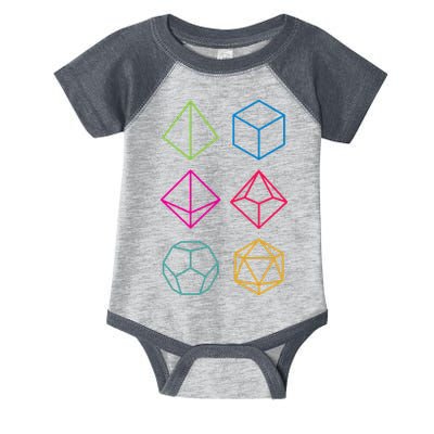 Roll Dungeons & Dragons Line Art Series Infant Baby Jersey Bodysuit
