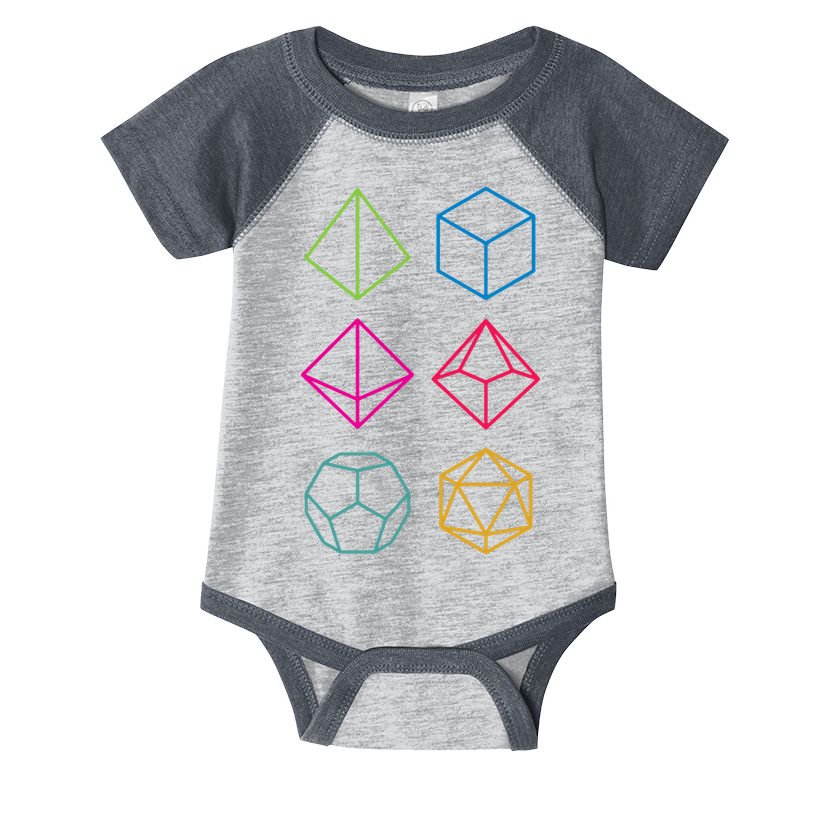 Roll Dungeons & Dragons Line Art Series Infant Baby Jersey Bodysuit