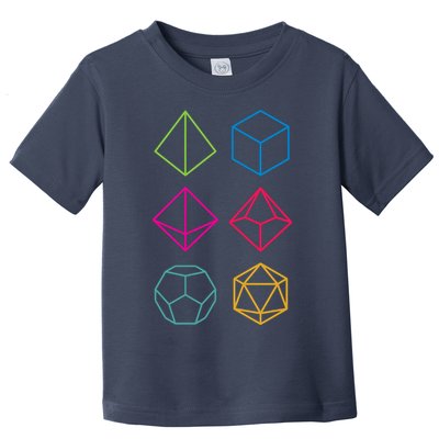 Roll Dungeons & Dragons Line Art Series Toddler T-Shirt