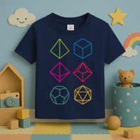 Roll Dungeons & Dragons Line Art Series Toddler T-Shirt