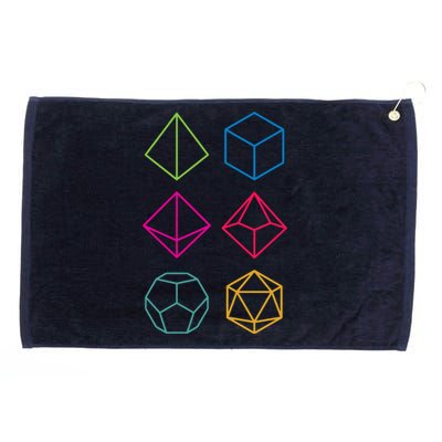 Roll Dungeons & Dragons Line Art Series Grommeted Golf Towel