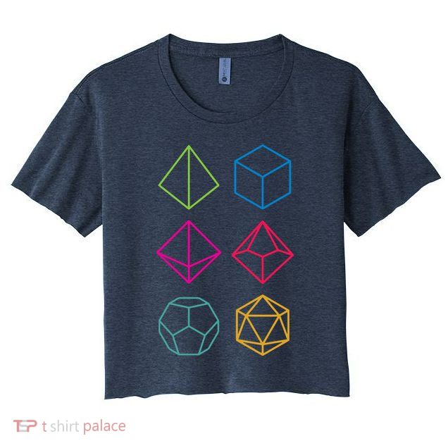 Roll Dungeons & Dragons Line Art Series Crop Top