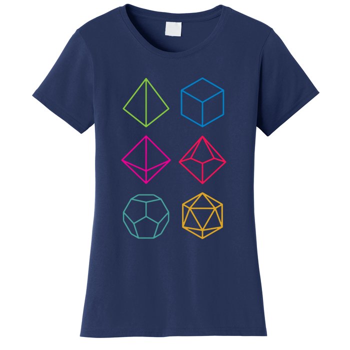 Roll Dungeons & Dragons Line Art Series Women's T-Shirt