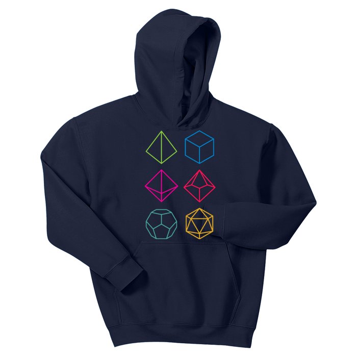 Roll Dungeons & Dragons Line Art Series Kids Hoodie