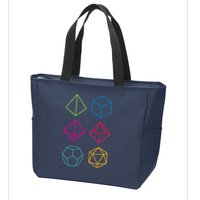 Roll Dungeons & Dragons Line Art Series Zip Tote Bag