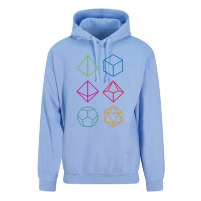 Roll Dungeons & Dragons Line Art Series Unisex Surf Hoodie