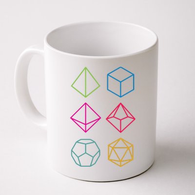 Roll Dungeons & Dragons Line Art Series Coffee Mug