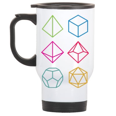 Roll Dungeons & Dragons Line Art Series Stainless Steel Travel Mug