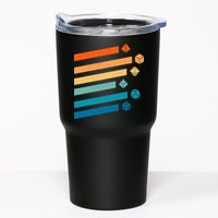 Retro Dungeons Dice D20 Dragons Fantasy Gaming Tumbler
