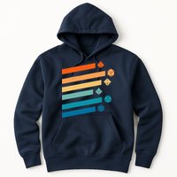 Retro Dungeons Dice D20 Dragons Fantasy Gaming Hoodie