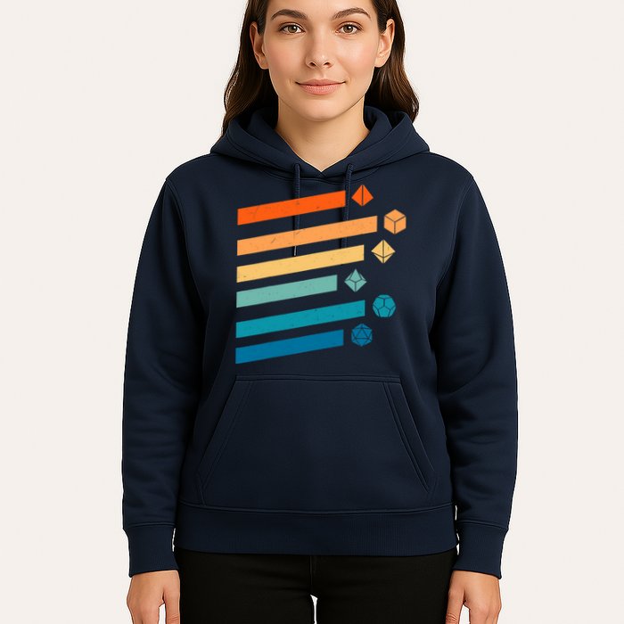 Retro Dungeons Dice D20 Dragons Fantasy Gaming Hoodie