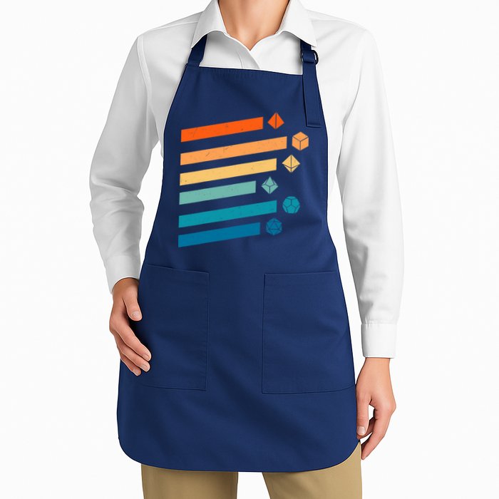 Retro Dungeons Dice D20 Dragons Fantasy Gaming Apron