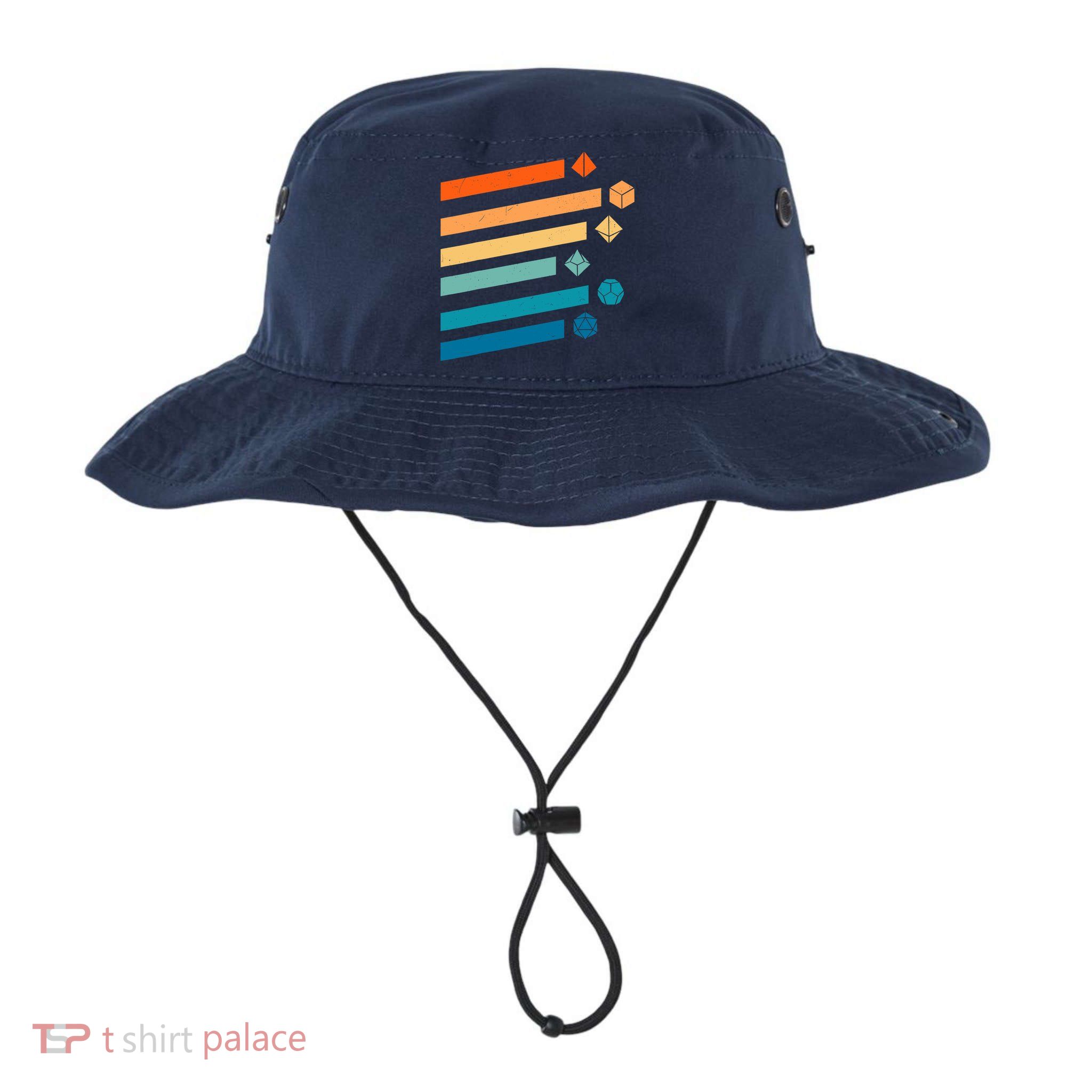 Retro Dungeons Dice D20 Dragons Fantasy Gaming Bucket Hat